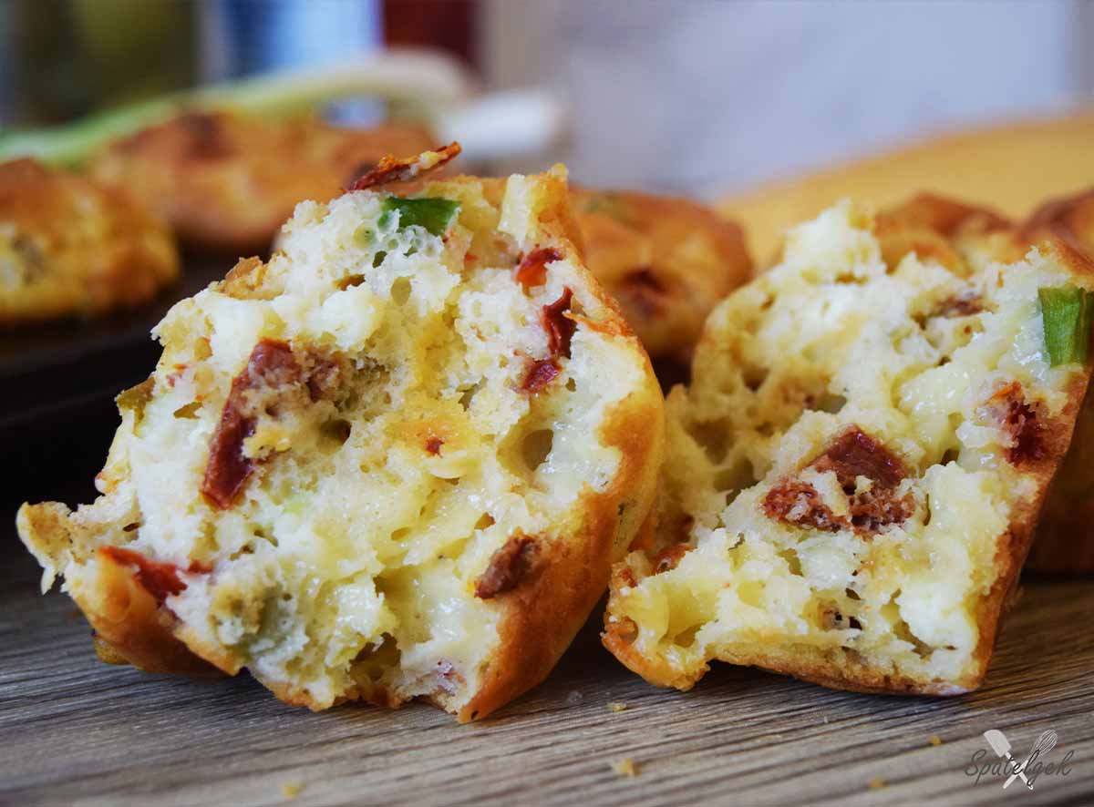 hartige muffin cheddar olijven tomaat feta kaas paprika