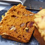 pompoencake pumpkin bread kruimel cranberry spice pecan herfst