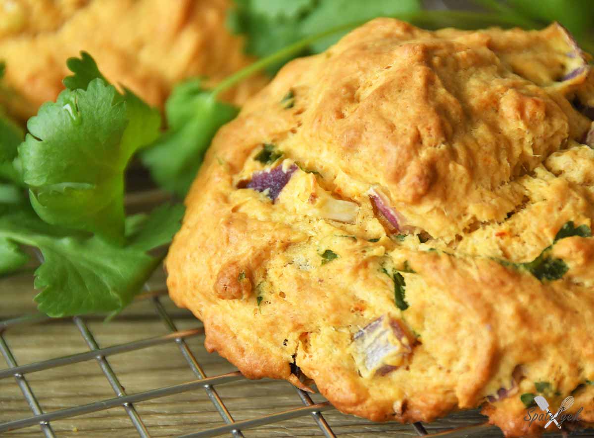 scones thaise curry koriander hartig