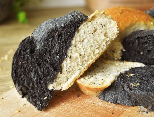brood vlechtbrood houtskool rogge bakken sesam pitten