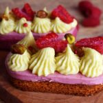pistache frambozen roze peper sable breton koek praliné spijs ruby