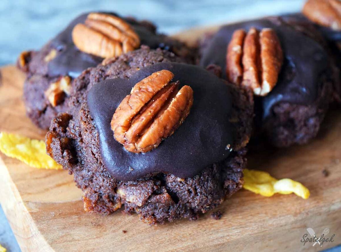 chocolade cookies koekjes afghans biscuits cornflakes pecan