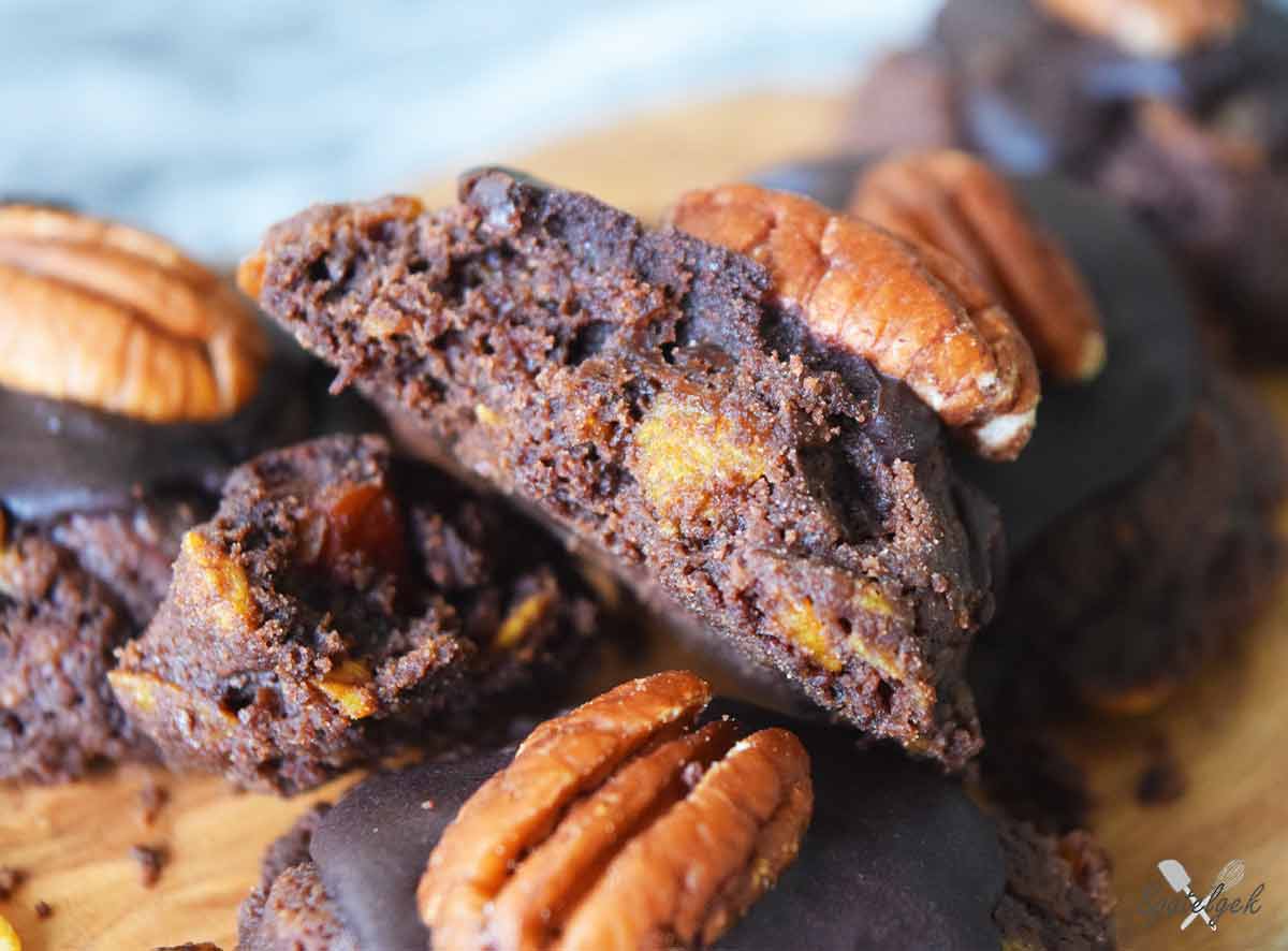 chocolade cookies koekjes afghans biscuits cornflakes pecan