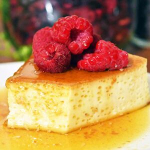 flan 5 spice pudding custard vanille karamel caramel dessert toetje