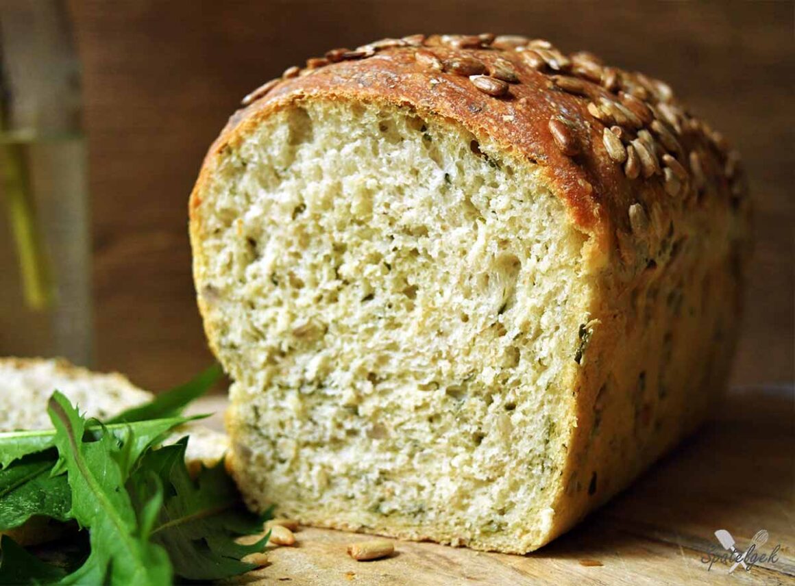 brood bakken paardenbloem gezond gist busbrood zonnebloempitten