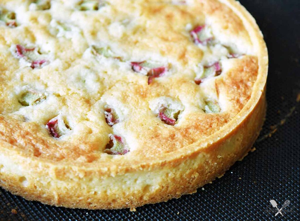 tart framboos tonka ganache rabarber amandel gebak bakken patisserie